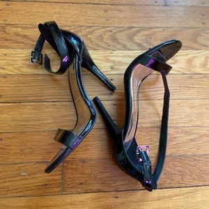 🖤Madden girl Black Strap Heels🖤